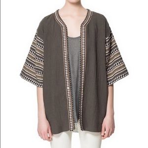 Zara Combination rustic frock coat